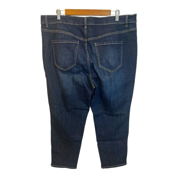 Gloria Vanderbilt Amanda Stretch Jeans Plus Size 18W Classic Rise Tapered Leg - Picture 3 of 12